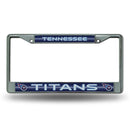 Cute License Plate Frames Titans Bling Chrome Frame