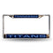 Honda License Plate Frame Titans Blue Laser Chrome Frame