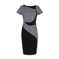 TIY Clothing New Summer Sexy Woman Stripes Elasticity Hip Tight Dress TIY