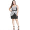 TIY Clothing Office Lady Elegant Plus Size Lace Patchwork Defined Waist Slip Dress TIY