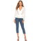 TIY Clothing Office Lady V Neck Long-sleeve Solid Color Double-breasted Blouse TIY
