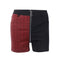 TIY Clothing Personality Plaid Print Zipper Design Color Blocking Women Casual Shorts TIY