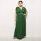 TIY Clothing Plus Size Women Solid Color Elegant Dolman Sleeve Party Maxi Dress TIY