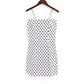 TIY Clothing Polka Dot Printed Summer Tight Mini Dress TIY