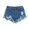 TIY Clothing Popular Style Sexy Women Loose High Waisted Ripped Beggar Jean Shorts TIY