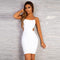 TIY Clothing Sexy Hollow Design Solid Color Spaghetti Strap Women Nightclub Mini Dress TIY