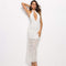 TIY Clothing Sexy Lady Unique Sweetheart Pattern New Design Solid Color Lace Long Cocktail Dress TIY