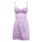 TIY Clothing Sexy Women Low-cut Backless Defined Waist Satin Slip Dress TIY