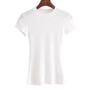 TIY Clothing Short-sleeve Round Neck Basic Top Good Stretchy T-shirts TIY