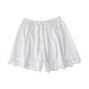 TIY Clothing Simple Breathable Loose High Elastic Imitation Silk Lace Leg Edge Design Thin Safety Short Pants TIY