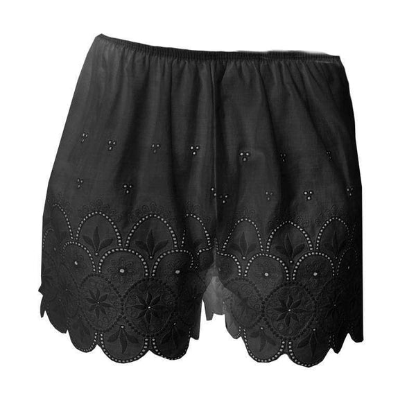 Simple Fashion Loose Breathable Falbala Leg Edge Ladies Skirt Safety Short Pants