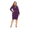 TIY Clothing Solid Color Fashion Hollow Design Long-sleeve Tight Dress TIY