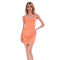 TIY Clothing Solid Color Fashion Tank Top Pattern Women Sexy Mini Dress TIY