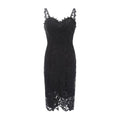 TIY Clothing Solid Color Lace Spaghetti Strap Tight Mini Dress TIY