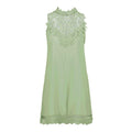 TIY Clothing Solid Color Sleeveless Lace Patchwork Women Summer Casual Dress TIY