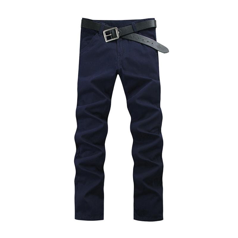 TIY Clothing Solid Color Straight Weekend Style Slim Fit Pocket New Model  Fashion Cotton Pants For Men TIY
