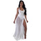 TIY Clothing Solid Color Sun-protection Strap Cover Up One-piece Swimwear Set TIY