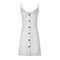 TIY Clothing Solid Color Vacation Design Sexy Backless Bowknot Slip Dress With Buttons TIY