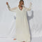 TIY Clothing Solid Color Women Oversized Long-sleeve Sun-protection Cover Up Dress TIY