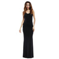 TIY Clothing Solid Color Women Sexy Backless Sleeveless Casual Maxi Dress TIY