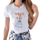 TIY Clothing Summer Basic Wear Vogue Girls Printed Short-sleeve Casual Tee TIY