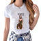 Summer Basic Wear Vogue Girls Printed Short-sleeve Casual Tee