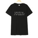 Summer High Quality Loose Cotton Simple Style T-shirt