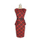 Summer Sexy Woman Checkered Strapless Slim Dress (Free Belt)