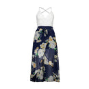 Summer Sexy Woman Strapless Floral Slim Holiday Dress