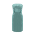 Summer Solid Color Sexy Strapless Tube Dress