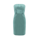 Summer Solid Color Sexy Strapless Tube Dress
