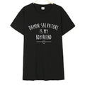 Top Grade Fashion Style Simple 2 Colors Cotton Loose T-shirt
