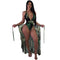 Tropical Leaves Print Women Summer Sun-protection 2pcs Swimsuits