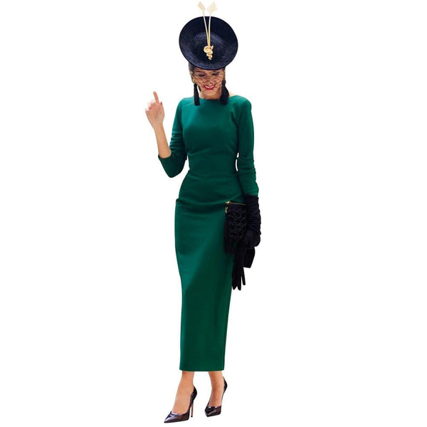 TIY Clothing Unique Backless Long-sleeve Solid Color Elegant Women Tight Dress TIY