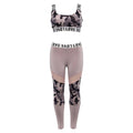 Unique Mesh Patchwork Women Workout Outdoor Sportswear Set