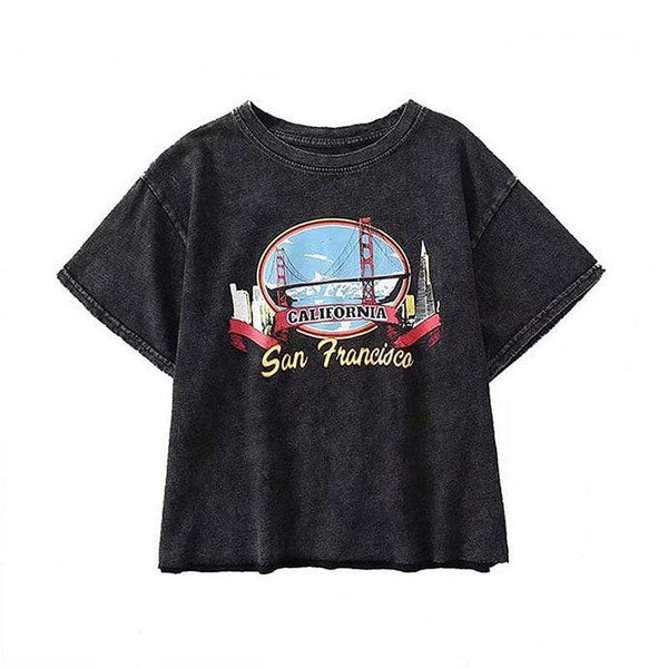 TIY Clothing Vintage Washed Design Women TIY