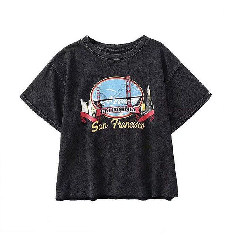TIY Clothing Vintage Washed Design Women TIY