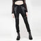 Women Fashion Street Style Solid Color Unique Patchwork Design Cargo Pants