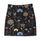 Women's Fashion High-waisted Printing Loose Package Hip Skirt