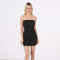 Women Simple Solid Color Design Sexy Tight Tube Dress