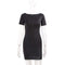 Women Solid Color Short Sleeve Simple Tight Dress