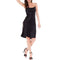 Women Solid Color Silk-like Sexy Backless Slimming Party Slip Dress