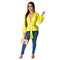 Women Solid Color V Neck Vintage lantern Sleeve Pleated Blouse