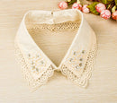 Sweet Girl Decorative Lace Imitation Pearl Fasle Collar