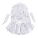 Little Girl Stage Play Costume Set Halloween Party Cosplay Ghost Bride Wedding Dress