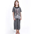 Young Children Fashion Halloween Party Skull Pattern Costume