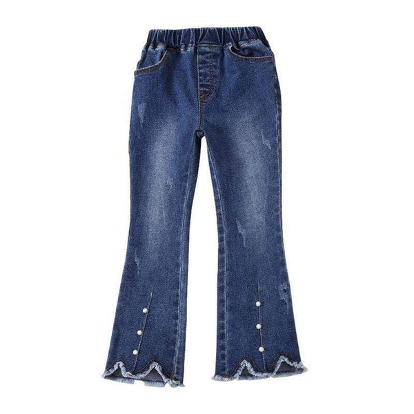 TIY Denim Pretty Girls Cotton Vintage Style Flared Jeans TIY