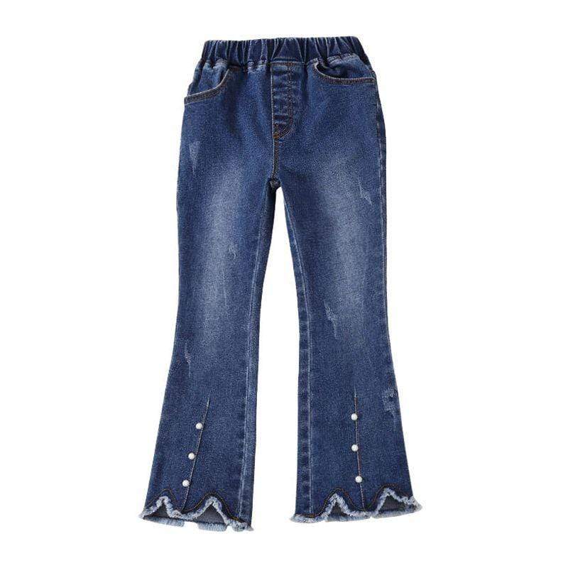 TIY Denim Pretty Girls Cotton Vintage Style Flared Jeans TIY