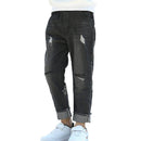 TIY Denim Stylish Boys Cotton Straight Ripped Denim Jeans TIY