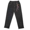 TIY Denim Stylish Girls Solid Color Slim Fit Black Jeans TIY